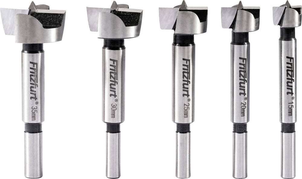FRITZFURT 2800-3205 Forstnerbohrer-Set 6teilig 15 mm, 20 mm, 25 mm,