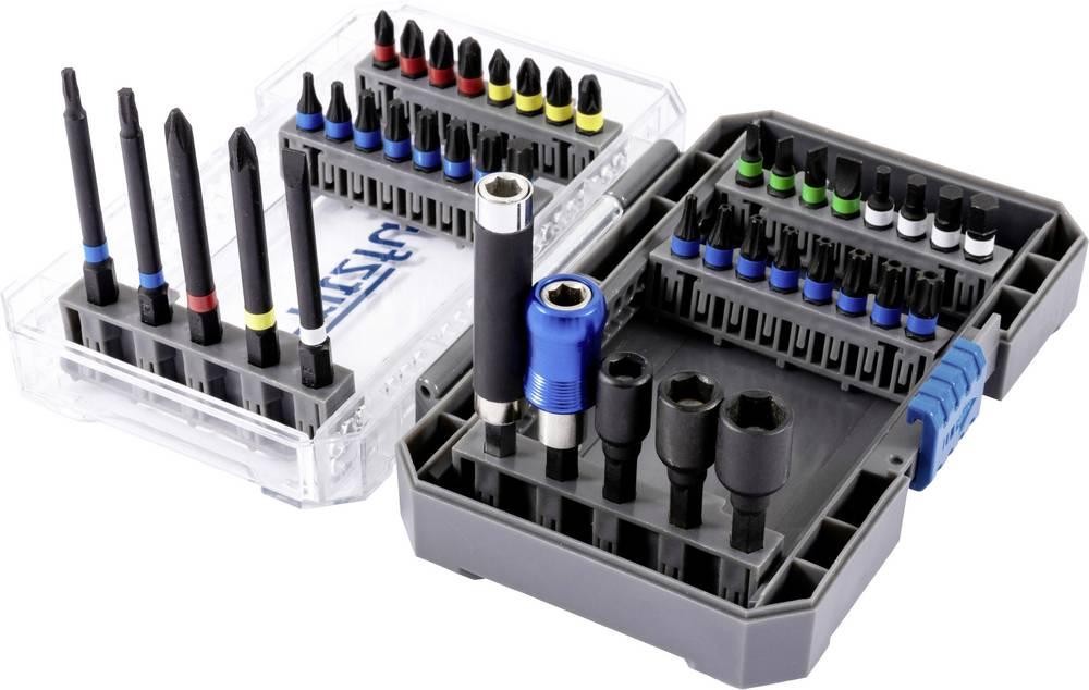 FRITZFURT 6100-3042 Bit-Set 42teilig PZ, PH, Schlitz, T-Profil, T-