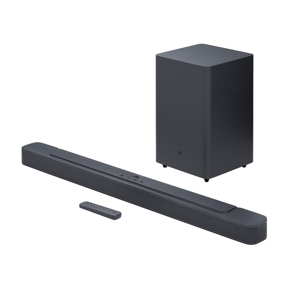JBL BAR 2.1 Black 2.1 channels 300 W - JBL BAR 2.1, 2.1 channels, 300