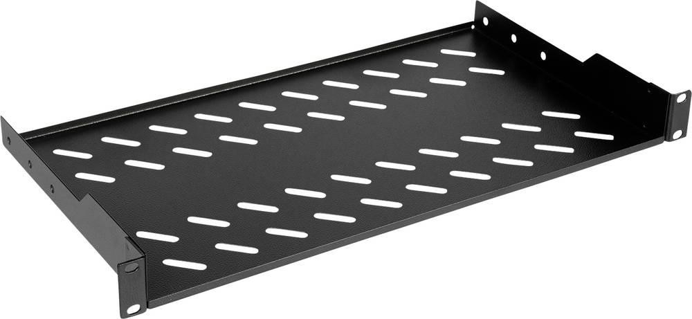 ROLINE 19-inch shelf 1 U, 250 T 15 kg black - ROLINE 19-inch shelf 1