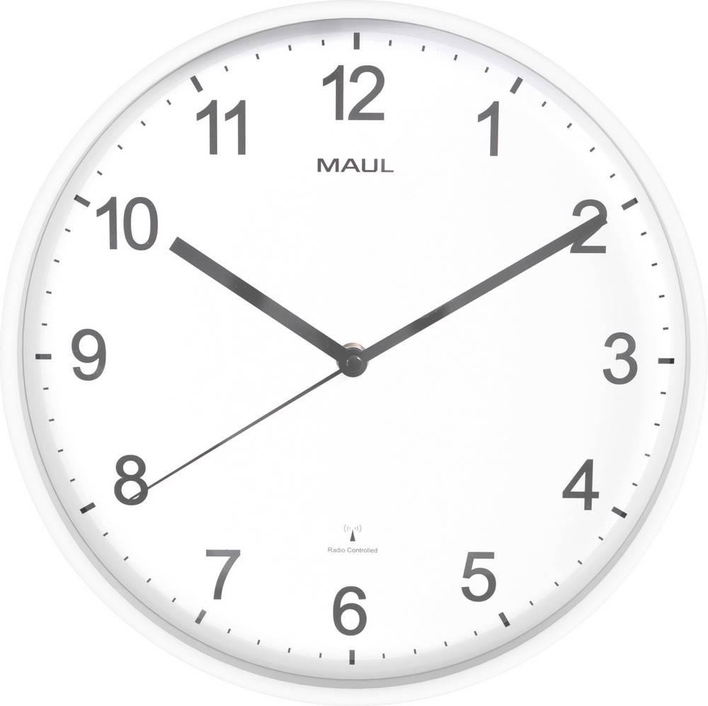 Maul 9054602 Funk Wanduhr 30.5cm x 300mm x 25mm x 50mm Weiß