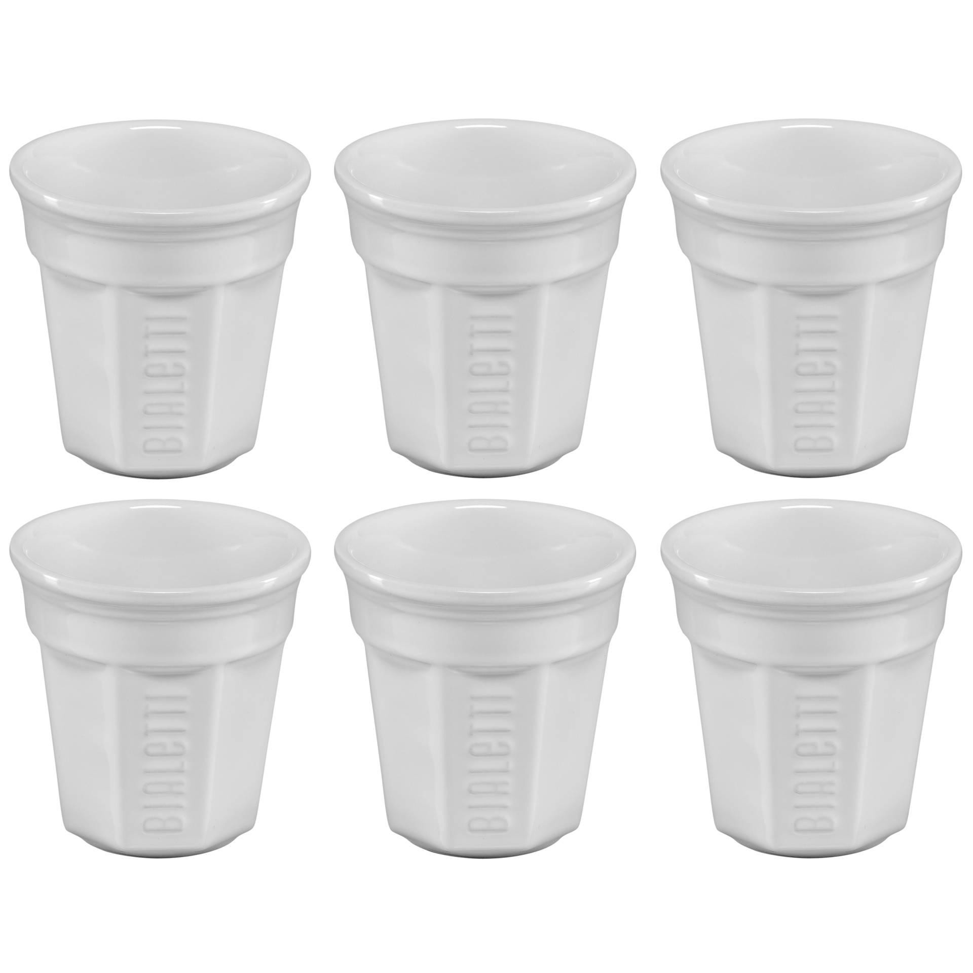 Bialetti BICCHIERINO cup White Coffee 6 pc(s) - Bialetti BICCHIERINO,