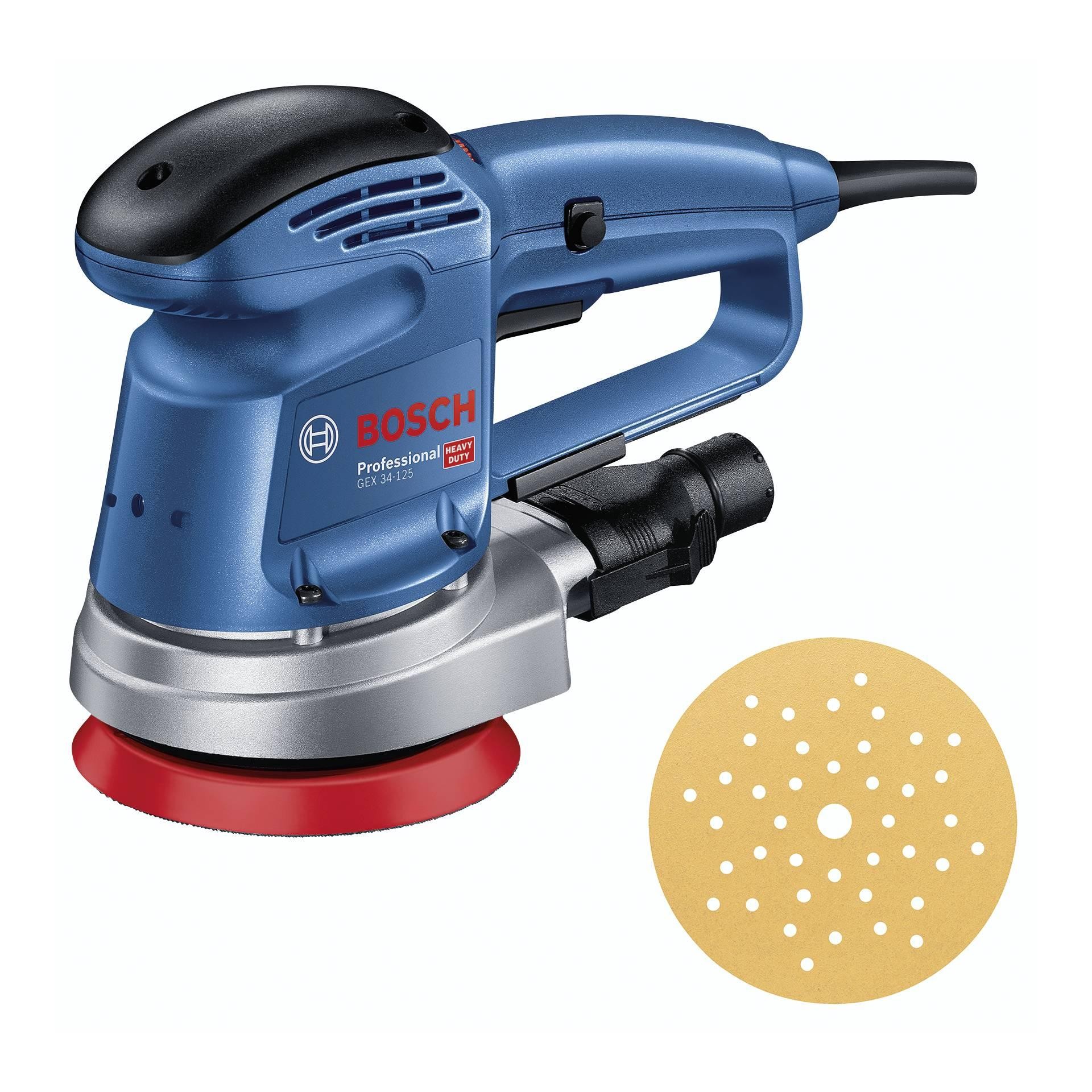 Bosch GEX 34-125 Orbital sander 12000 RPM 24000 OPM Blue 340 W -
