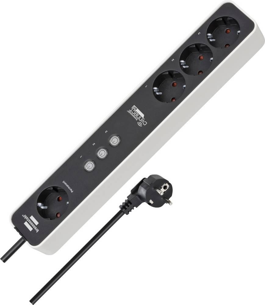 Brennenstuhl 1153240627 power strip white, black Schutzkontakt 1 St