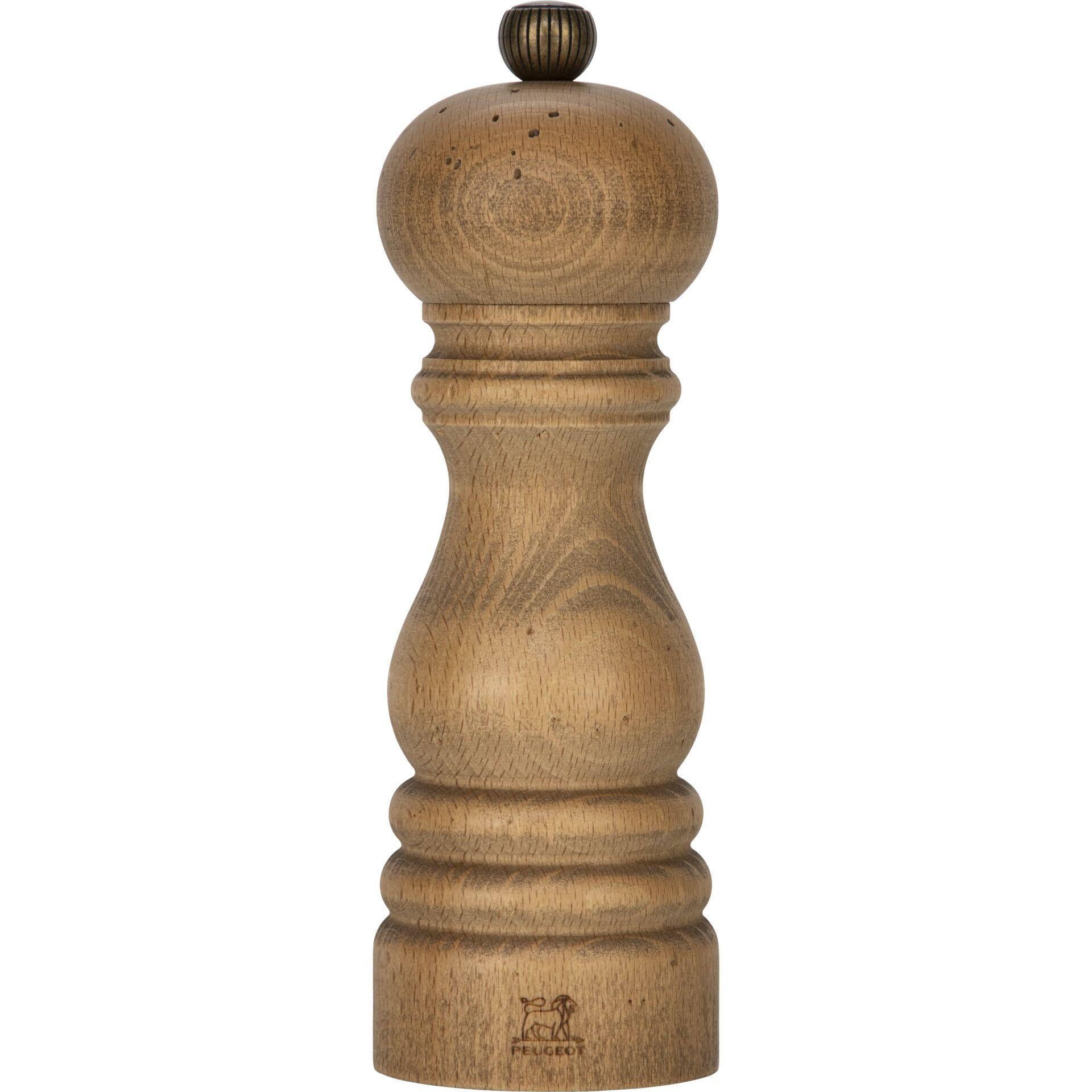 Peugeot Paris Salzmühle Z 18 cm Antique aus Buchenholz