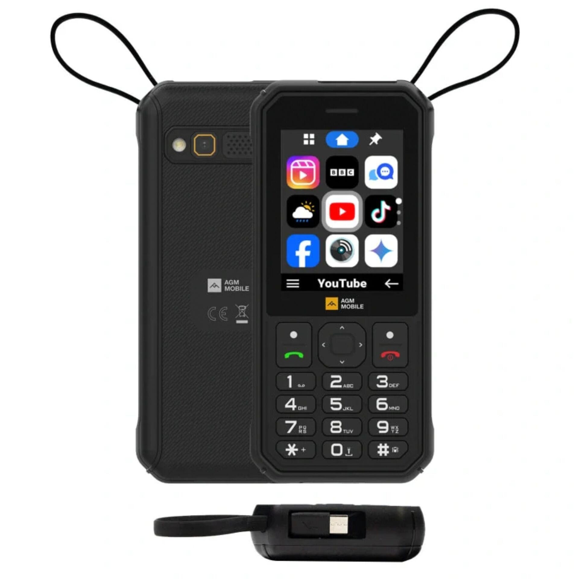 AGM MOBILE M11 4G 7.11 cm (2.8") 225 g Black Rugged phone - AGM