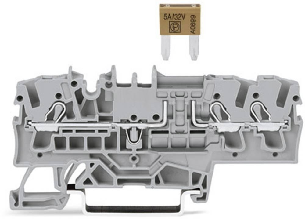 WAGO 2002-1781 Sicherungsklemme 5.20mm Push-In-Klemme gris 50St.