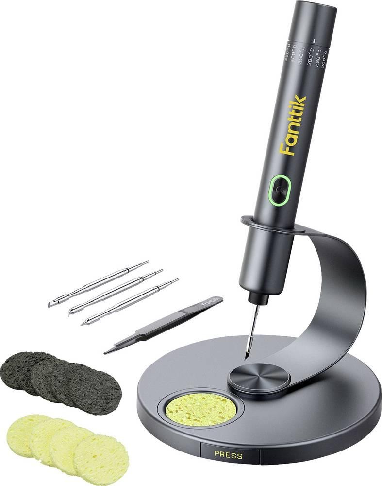 Fanttik Lötkolben-Set 3.65V 12W Bleistiftform 200 - 450°C incl. Lö