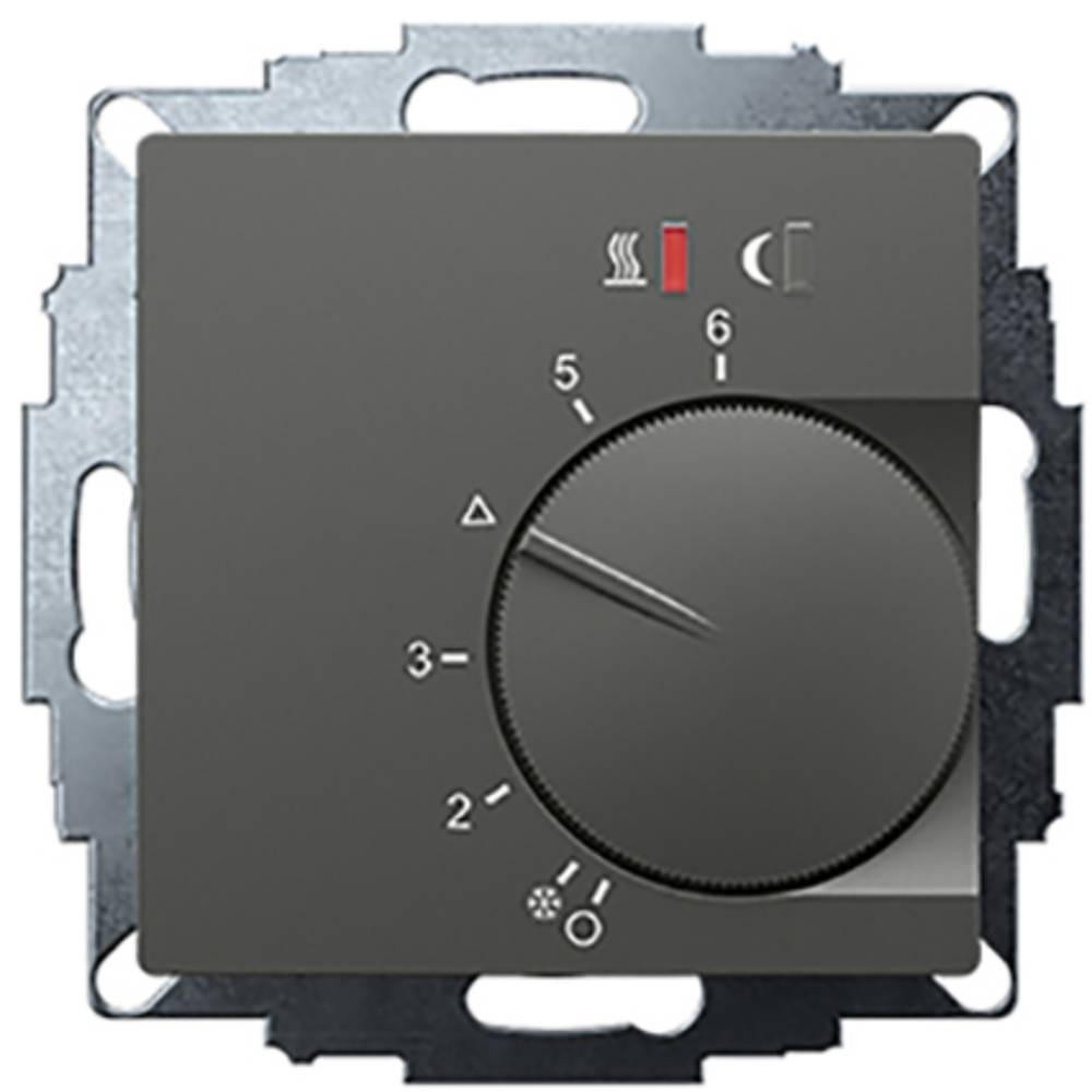 Eberle 547816154302 UTE 2800-F-Anthrazit-55 Raumthermostat Unterputz