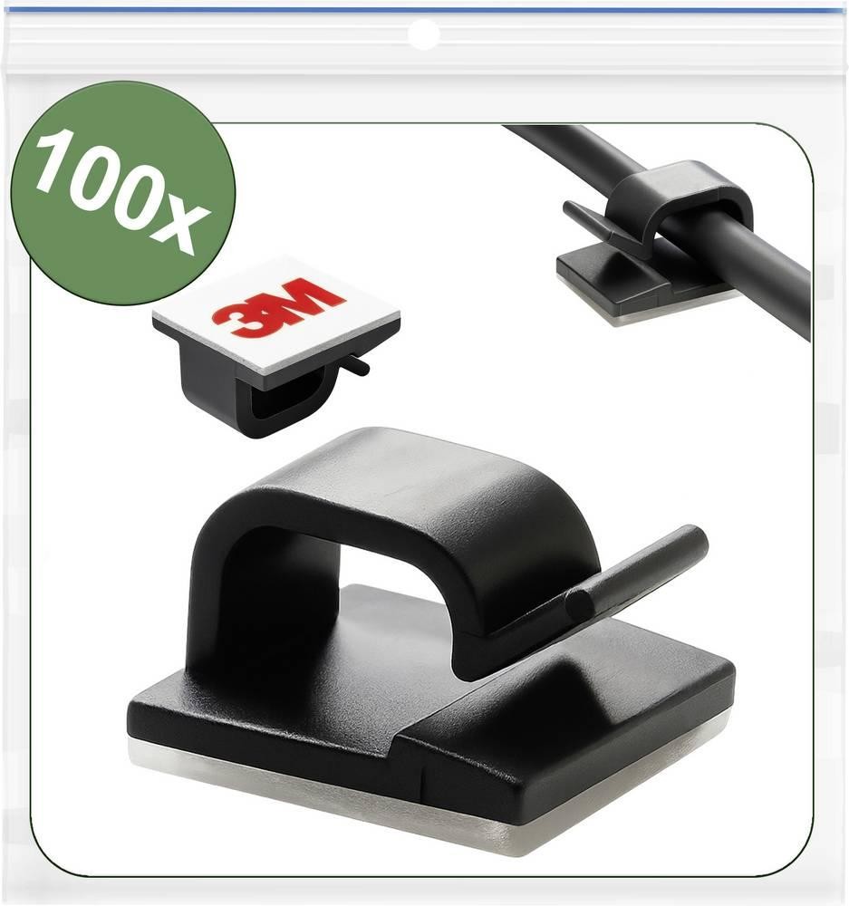 Quadrios 25CA750 Kabelclip self-adesivo 25CA750 Bündel-Ø-Bereich 1