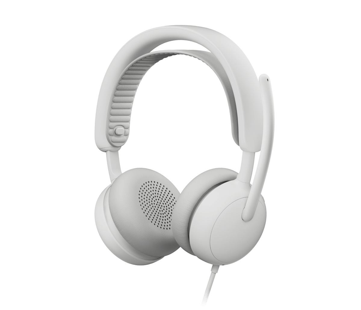 Logitech Zone Wired 2 for Business für Teams, USB-A/C, weiß