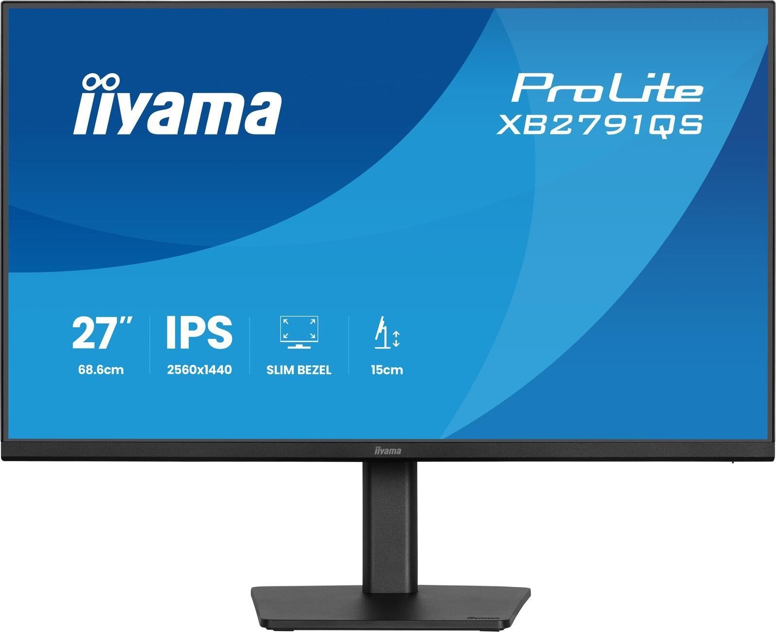iiyama ProLite XB2791QS-B1 Monitor PC 68,6 cm (27") 2560 x 1440 Pixel