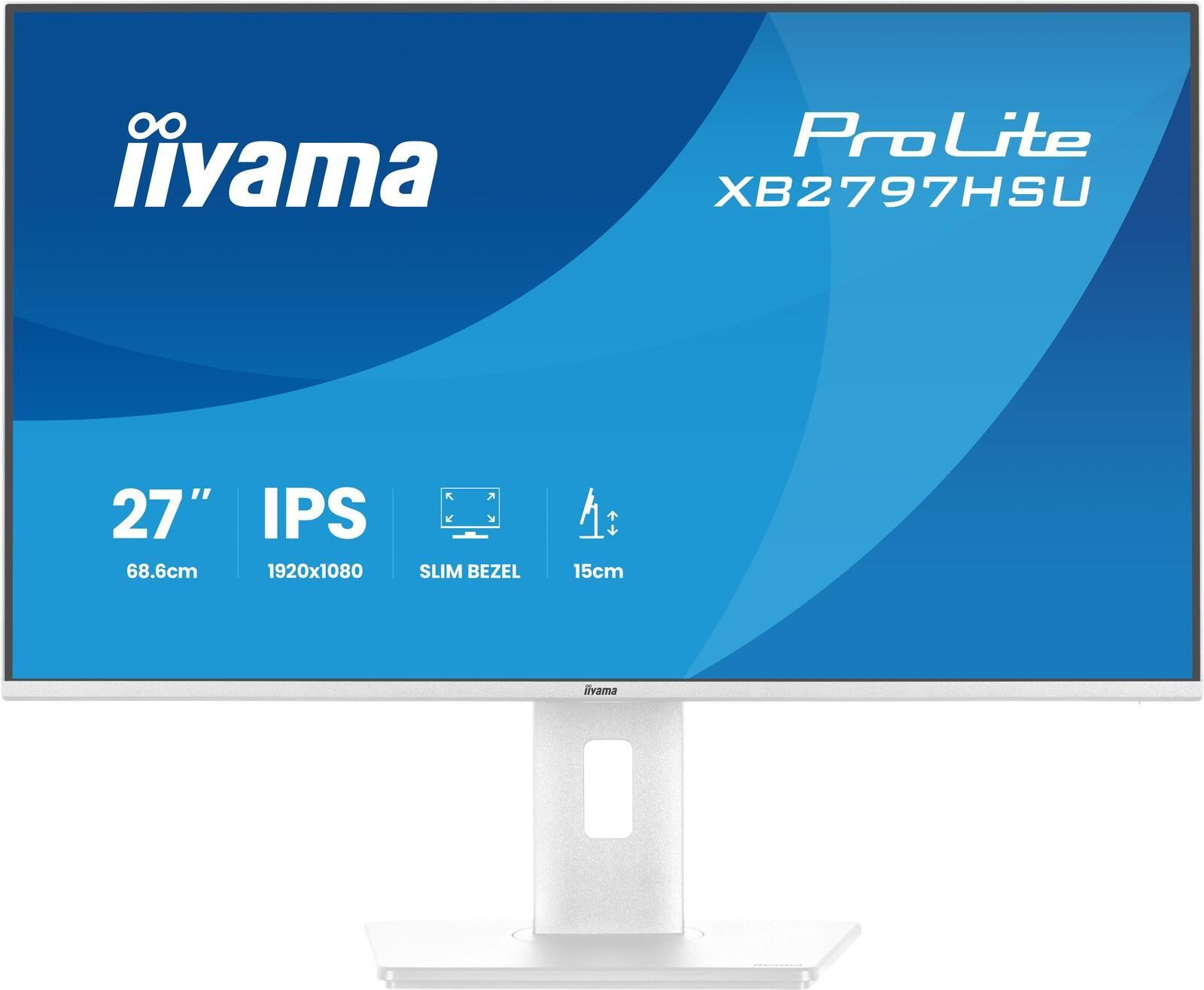 iiyama ProLite XB2797HSU-W1 computer monitor 68.6 cm (27") 1920 x