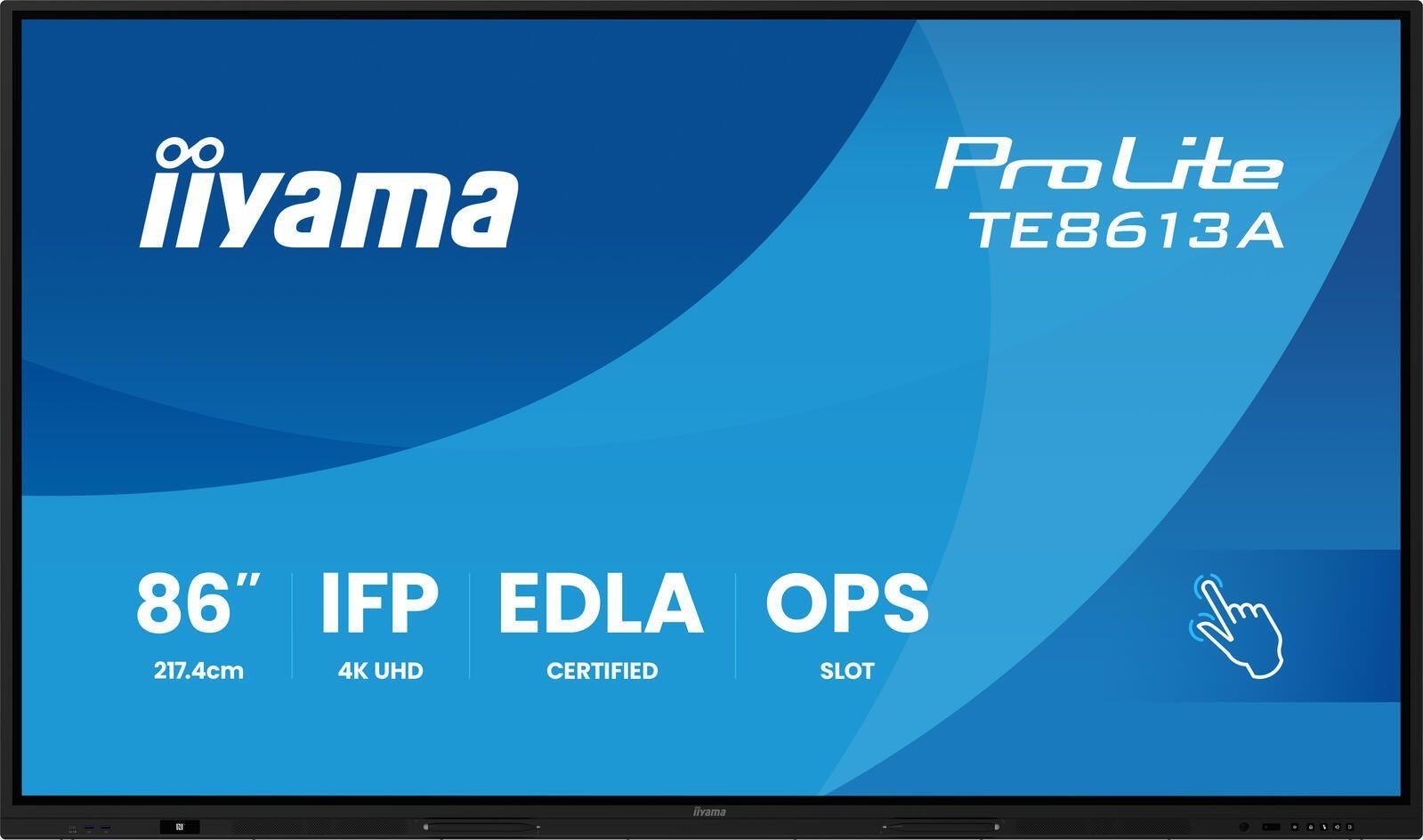 iiyama TE8613A-B2AG Signage Display Kiosk design 2.17 m (85.6") Wi-Fi
