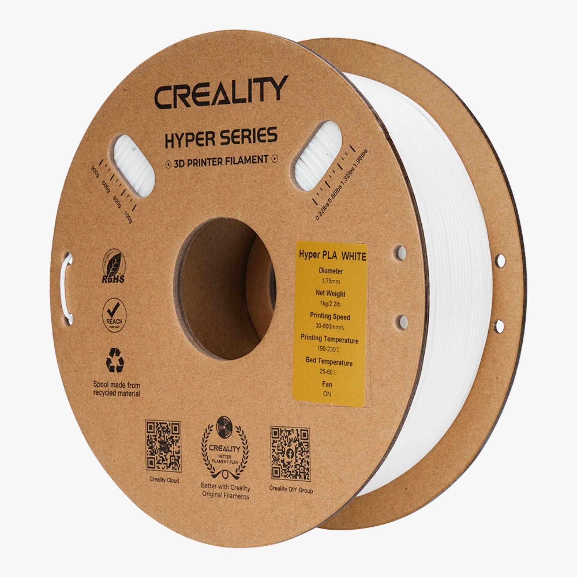 Creality 3301010335 3D printing material Polylactic acid (PLA) White