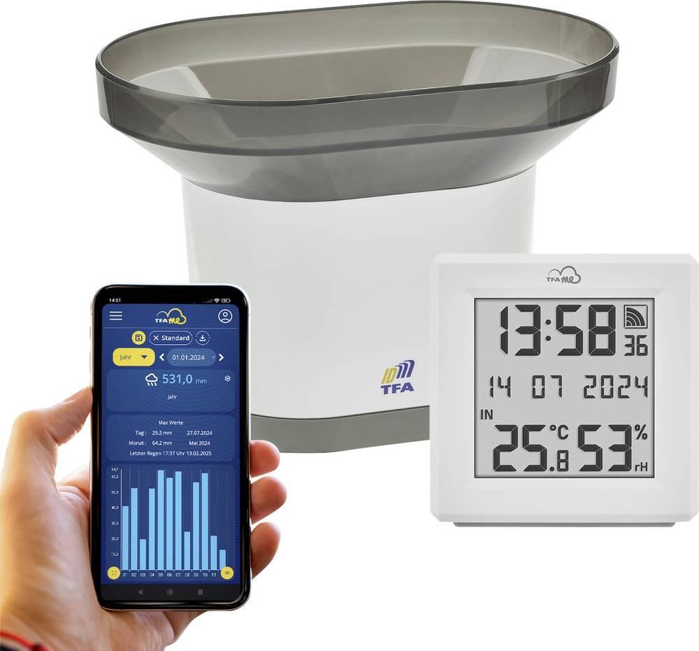 TFA Dostmann TFA.me Starter Set mit WLAN Gateway und Regensender