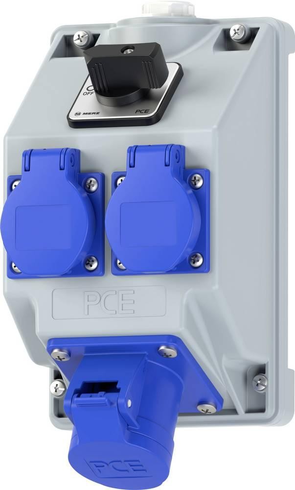 PC Electric 160813521 Steckdosen-Verteiler gris, bleue