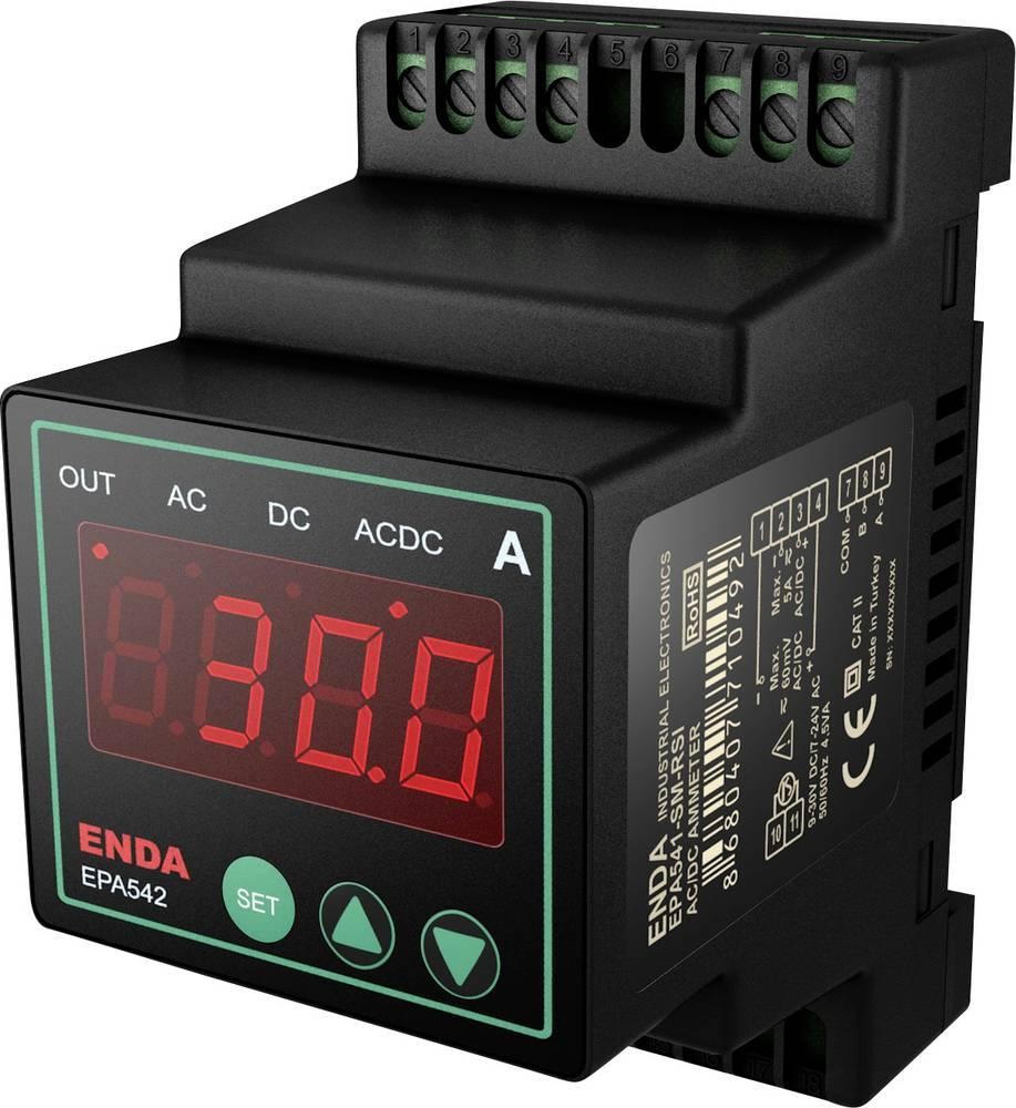 Enda AC/DC-Amperemeter EPA542-LV-R-RSI Digitales Hutschienenmessgerät