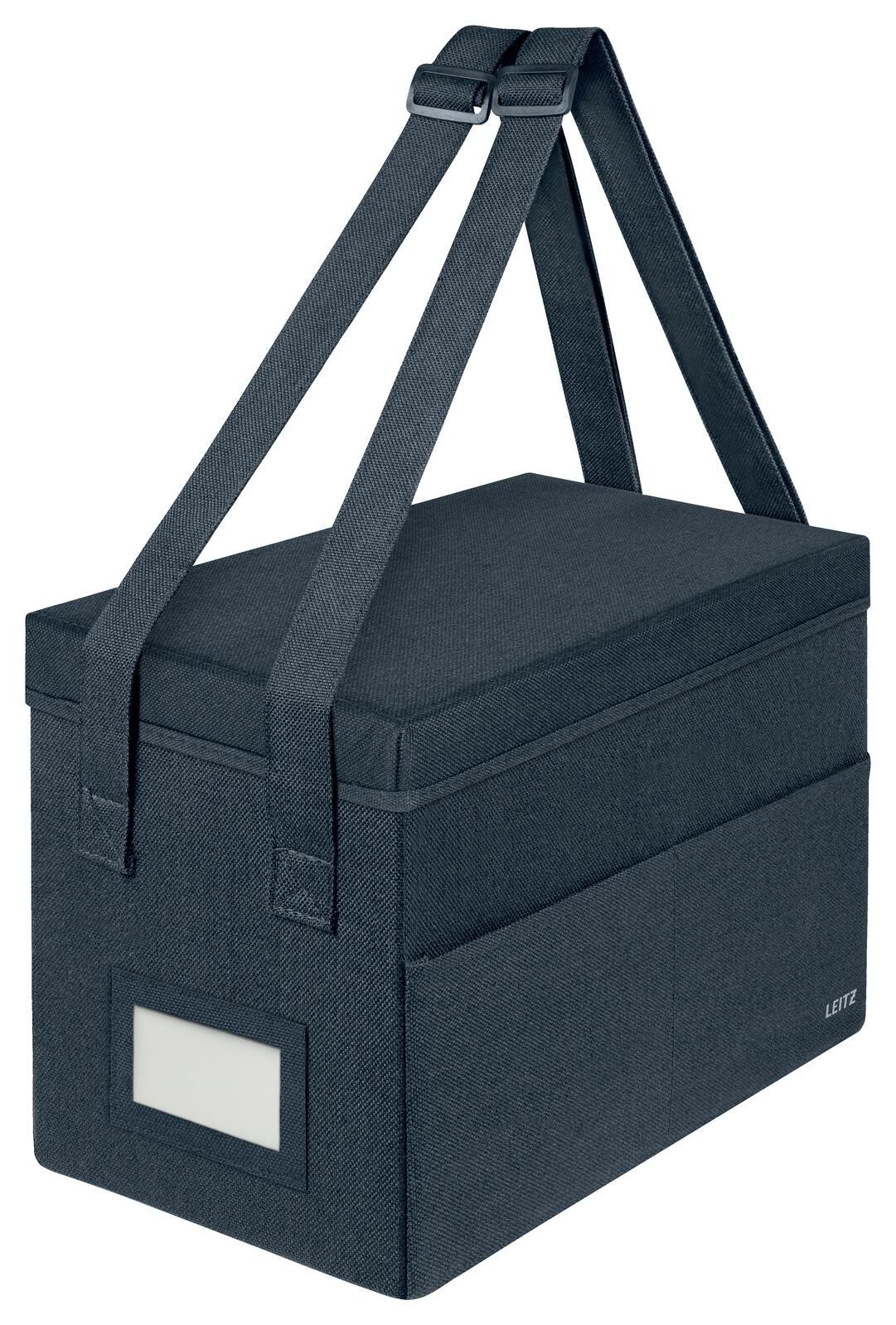 Leitz Fabric Compact Hot Desking Work Bag with Lid - Leitz Fabric
