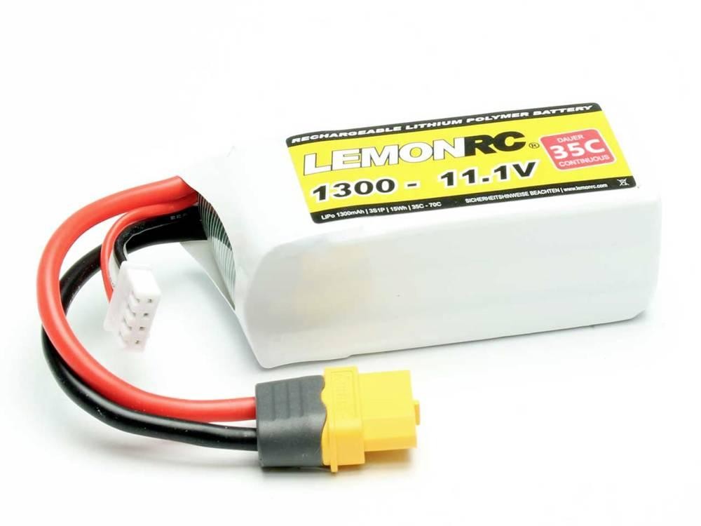 LemonRC Modellbau-Akkupack (LiPo) 11.1V 1300 mAh Zellen-Zahl: 3 35 C