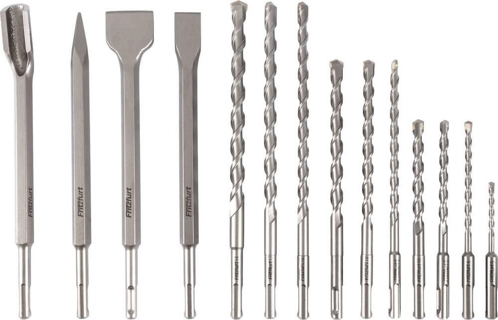 FRITZFURT 3161-3014 Hohlbohrkronen-Set 14teilig 5 mm, 6 mm, 8 mm, 10