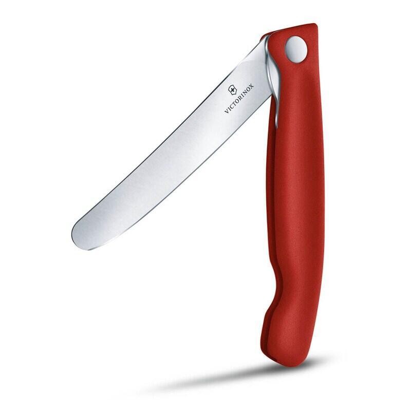 VICTORINOX Frühstücksmesser Swiss Classic silver, red