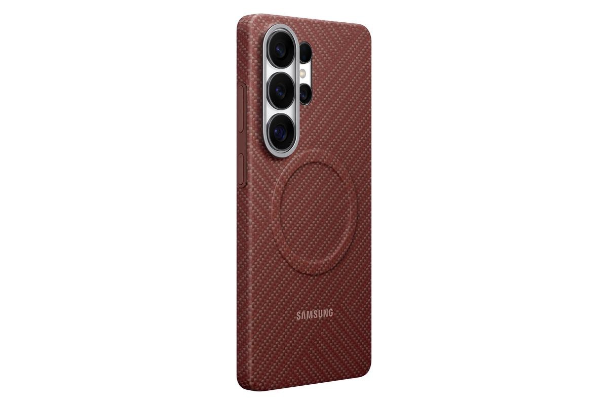 Samsung Carbon Magnet Case Galaxy S26 Ultra, Red - Passend für