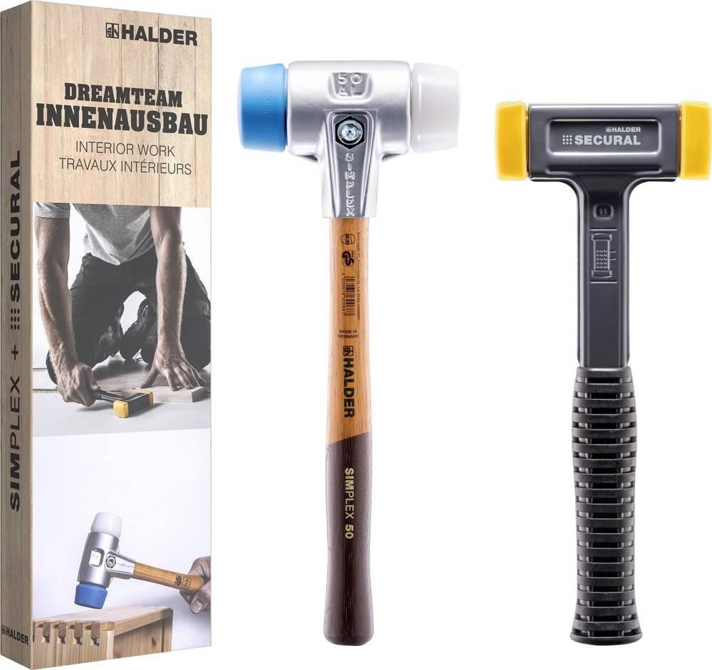 Halder Aktionsbox Dreamteam 3117s003 Hammer-Set weich 1030 130mm 2 pc(