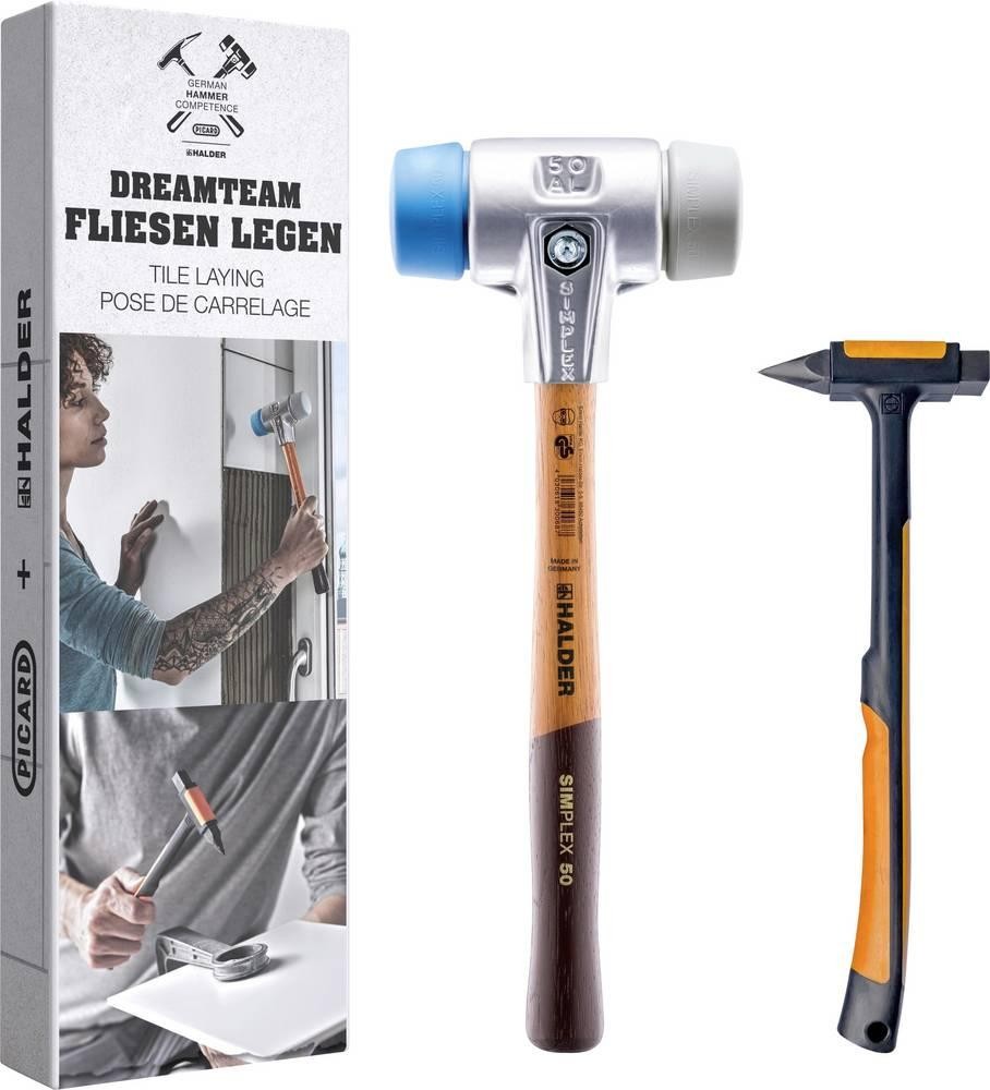 Halder Aktionsbox Dreamteam 3113s002 Hammer-Set weich 525g 125mm 2 pc(