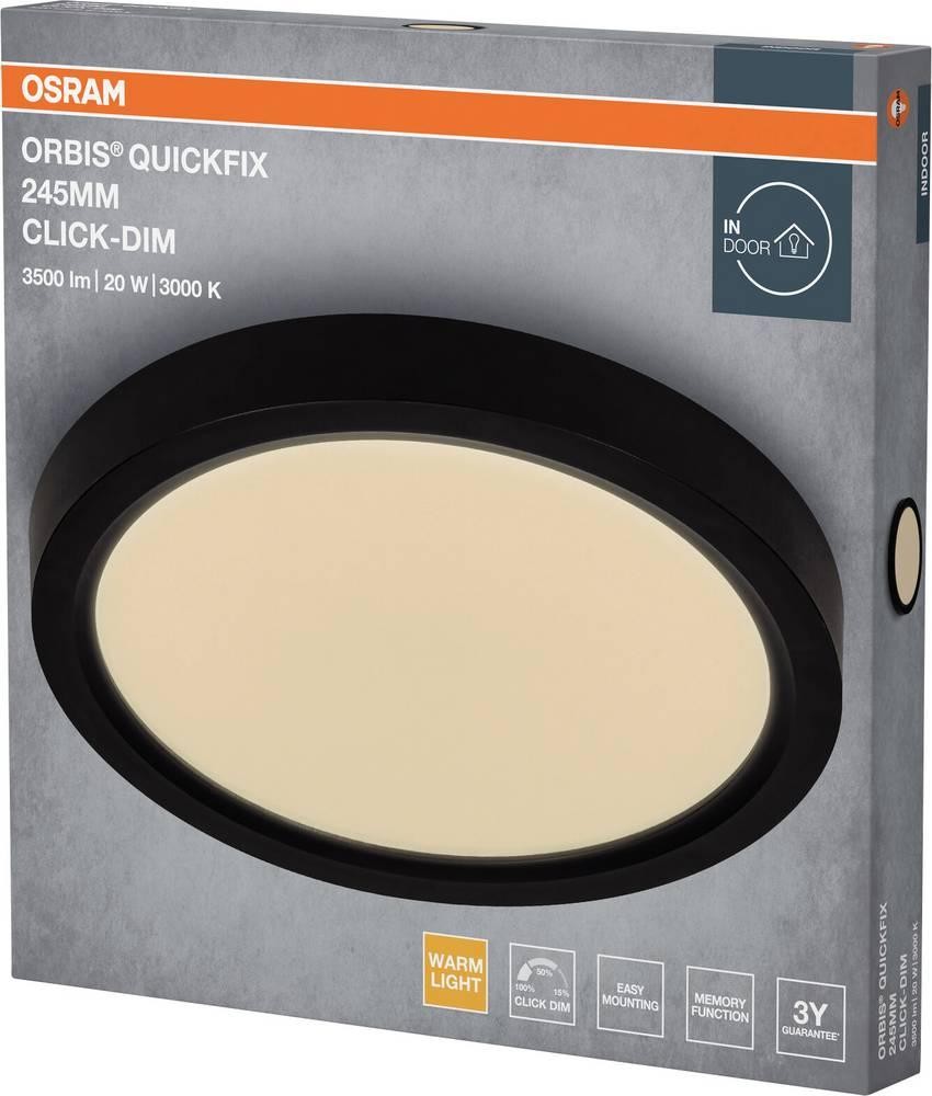 OSRAM HOMELIGHTING 4099854604126 Deckenleuchte, LED-Deckenleuchte nero