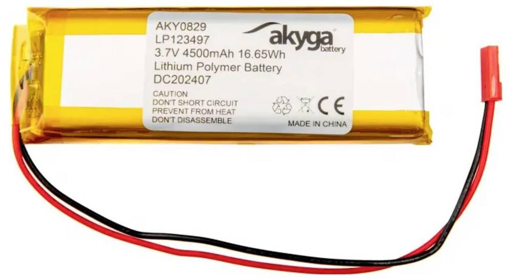 Akyga LP123497 Akkupack x Spezial-Akku LiPo 3.7V 4500 mAh