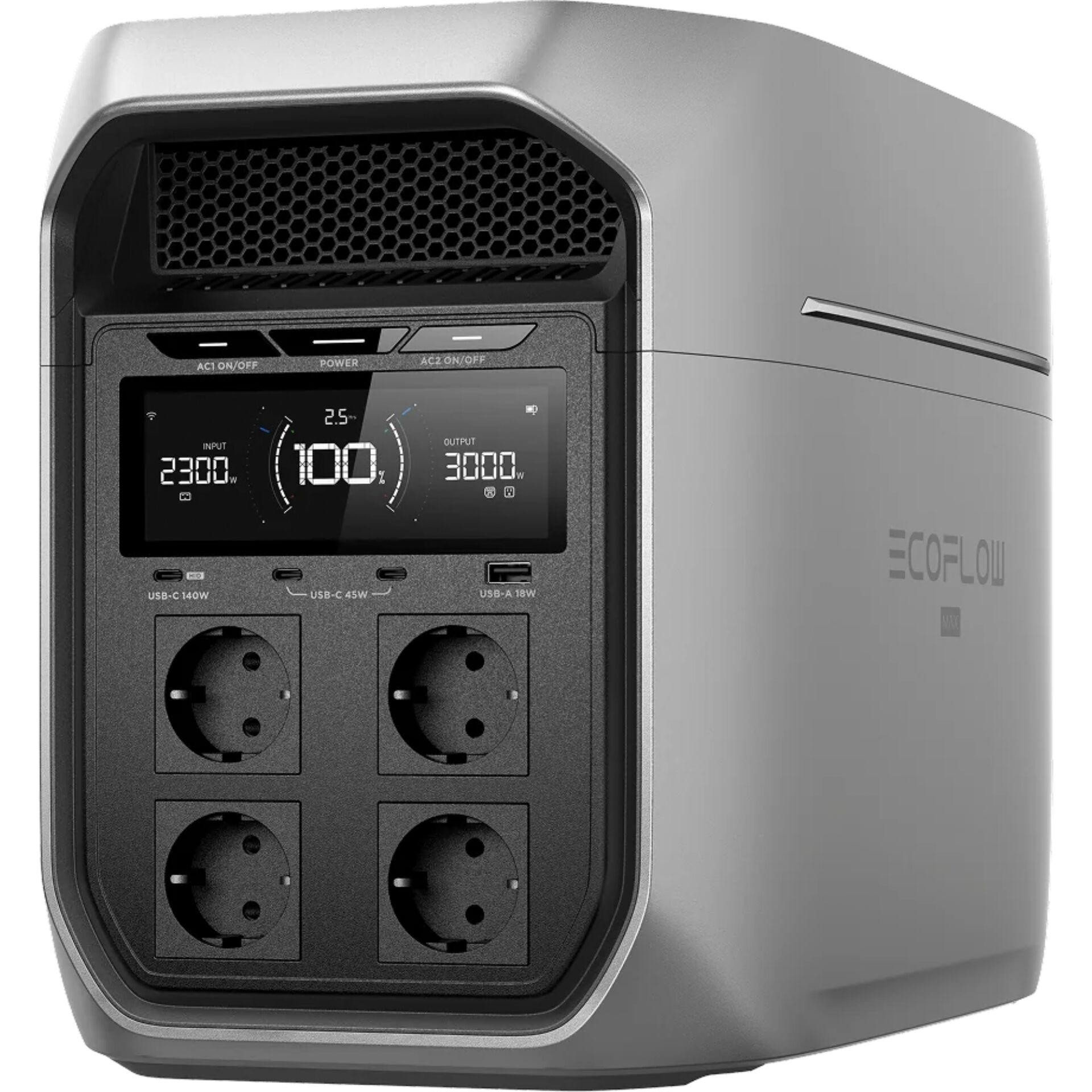 EcoFlow DELTA 3 Max Plus estación de energía portátil Fosfato de