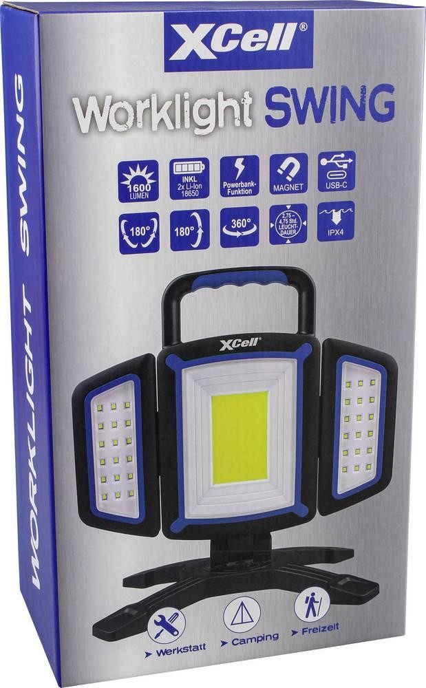XCell 151274 COB LED Akku-Arbeitsleuchte akkubetrieben 1600lm