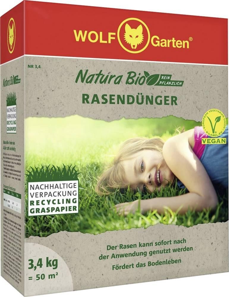 WOLF-Garten 3852012 - \ Natura Bio\ Rasendünger NR 3,4 for 50m² 1