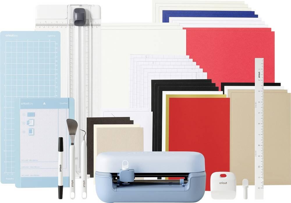 Cricut JOY 2 Essential Bundle Blue Schneideplotter Schnittbreite