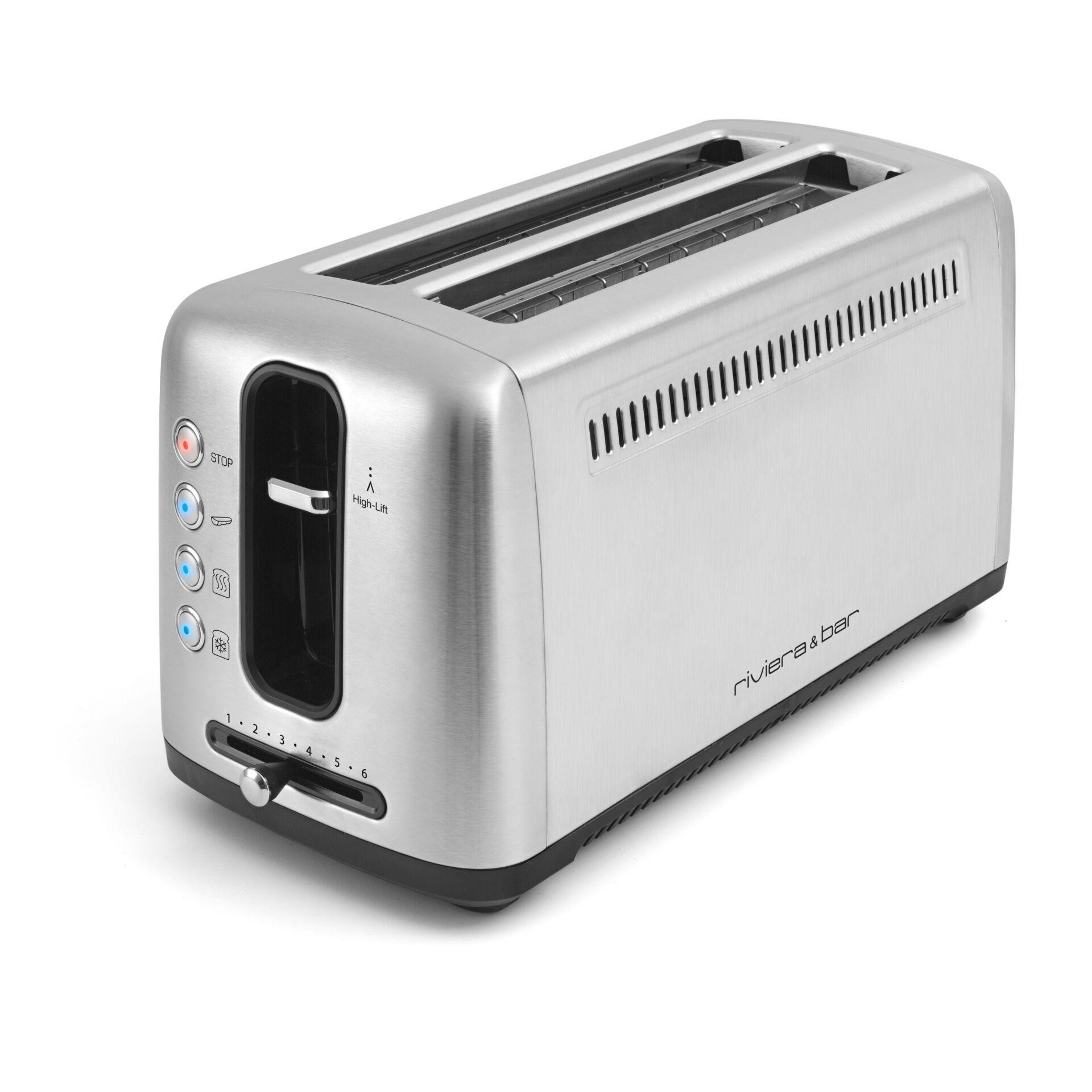 Riviera & Bar GP540A toaster 6 1500 W Metallic - Riviera & Bar GP540A,