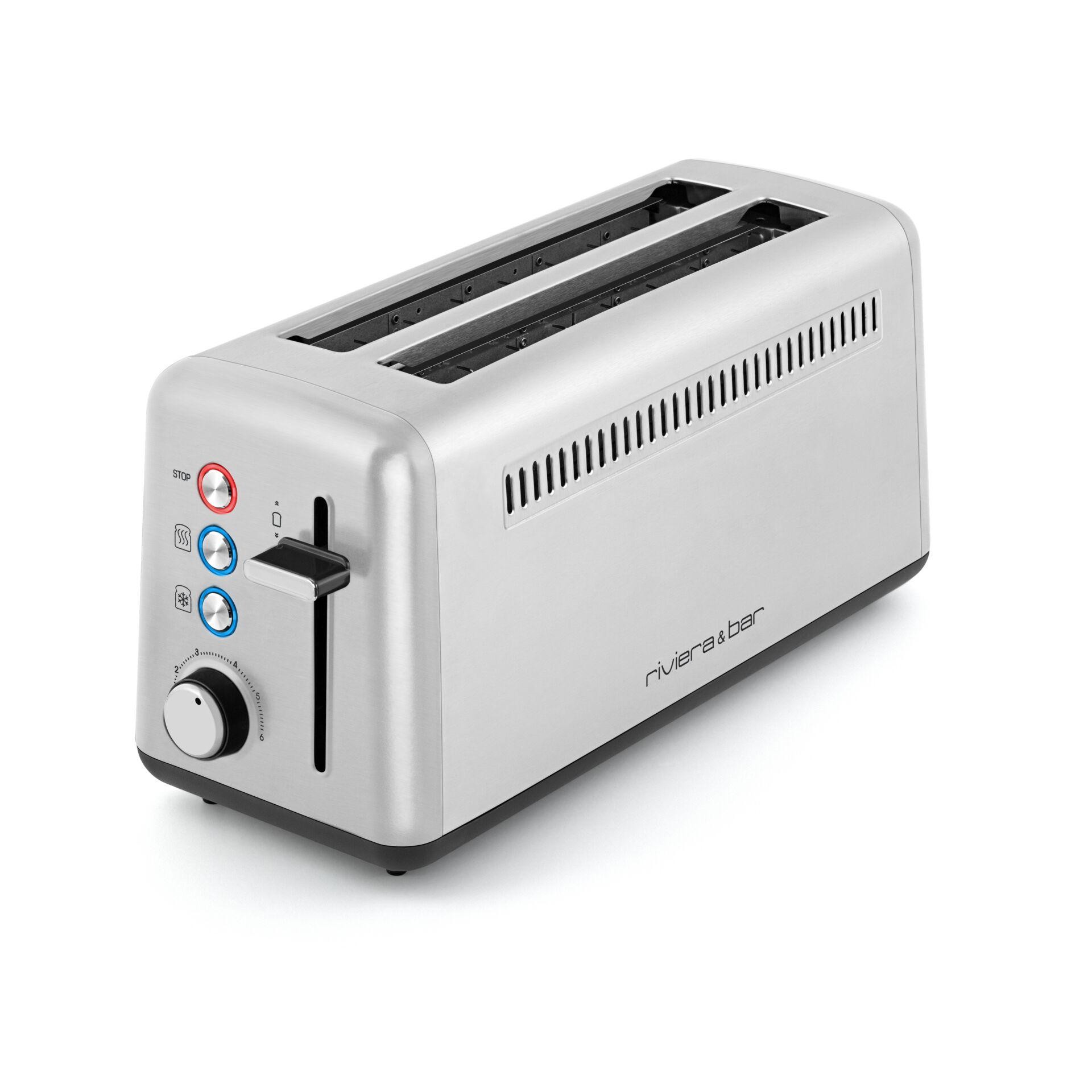 Riviera & Bar QGP 480 6 2 slice(s) 1500 W Stainless steel - Riviera &