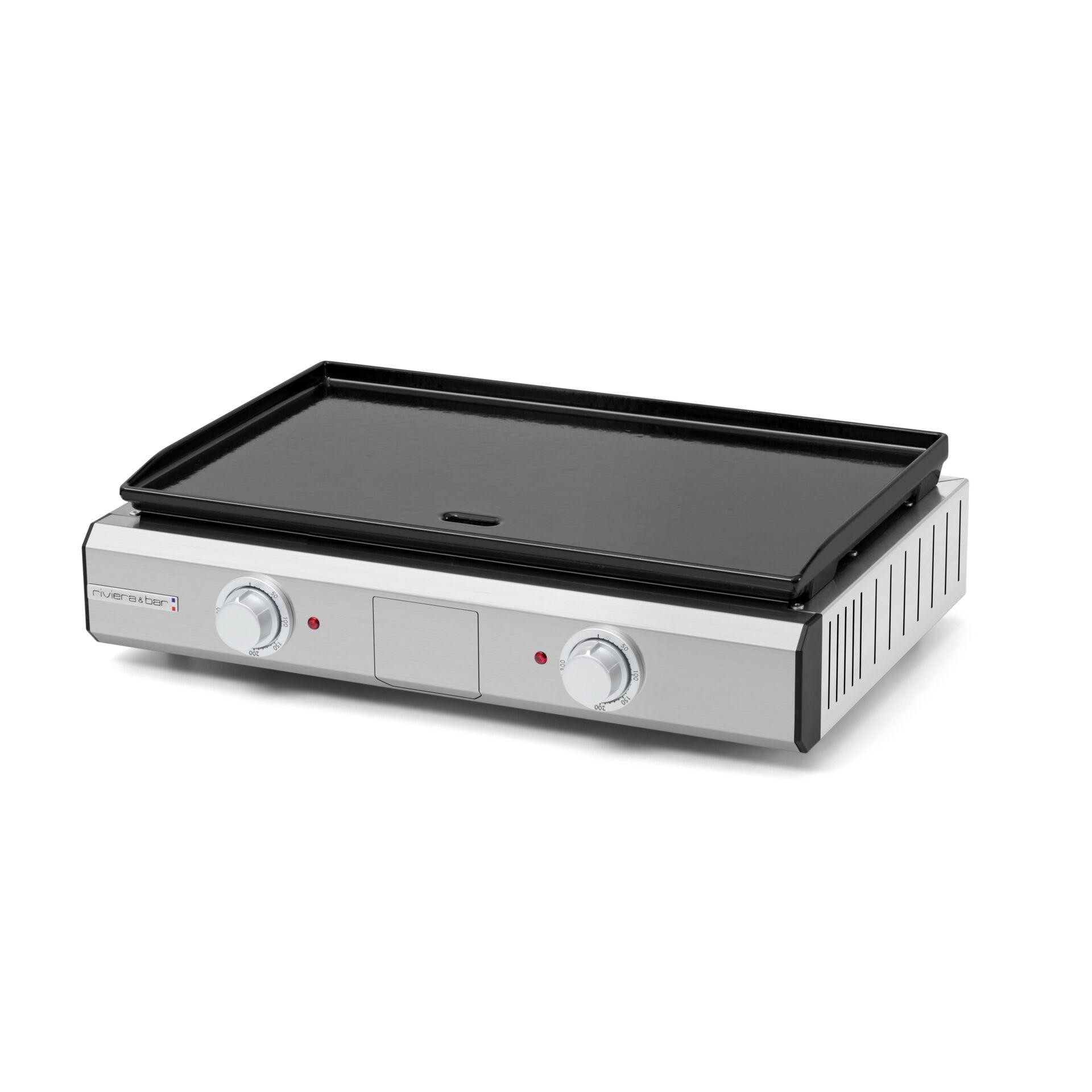 riviera&bar Plancha Grill Pro Enamelle 2 Zones - OUTDOOR