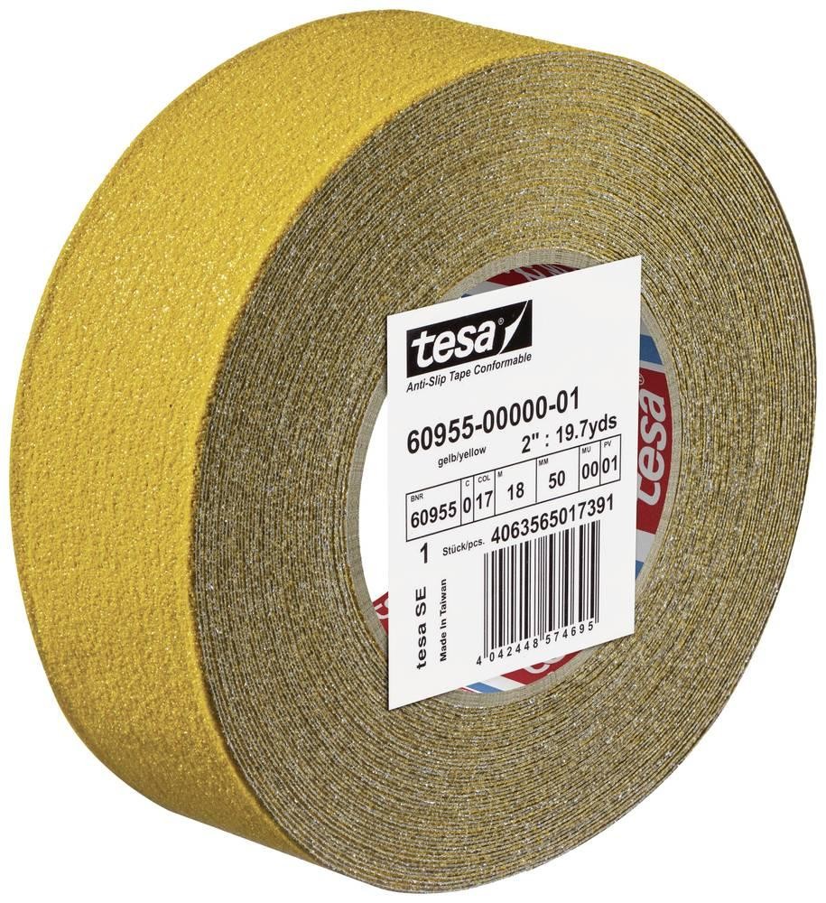 Tesa ANTI-RUTSCH 60955-00000-01 Anti-Rutschband tesa Gelb (L x B)