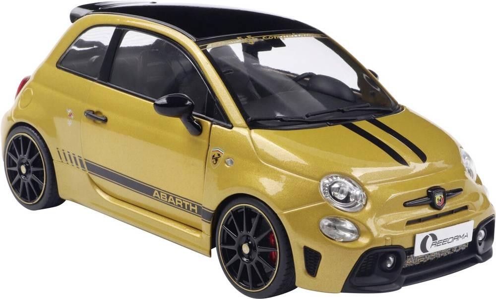 Solido PKW Modell Fiat F595 ABARTH WORKS gelb Fertigmodell PKW Modell