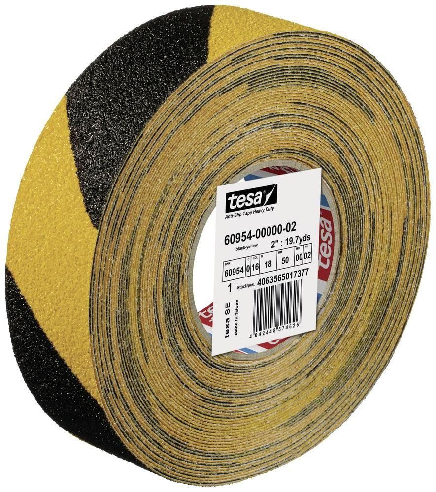 Tesa ANTI-RUTSCH 60954-00000-02 Anti-Rutschband tesa black/Gelb (L
