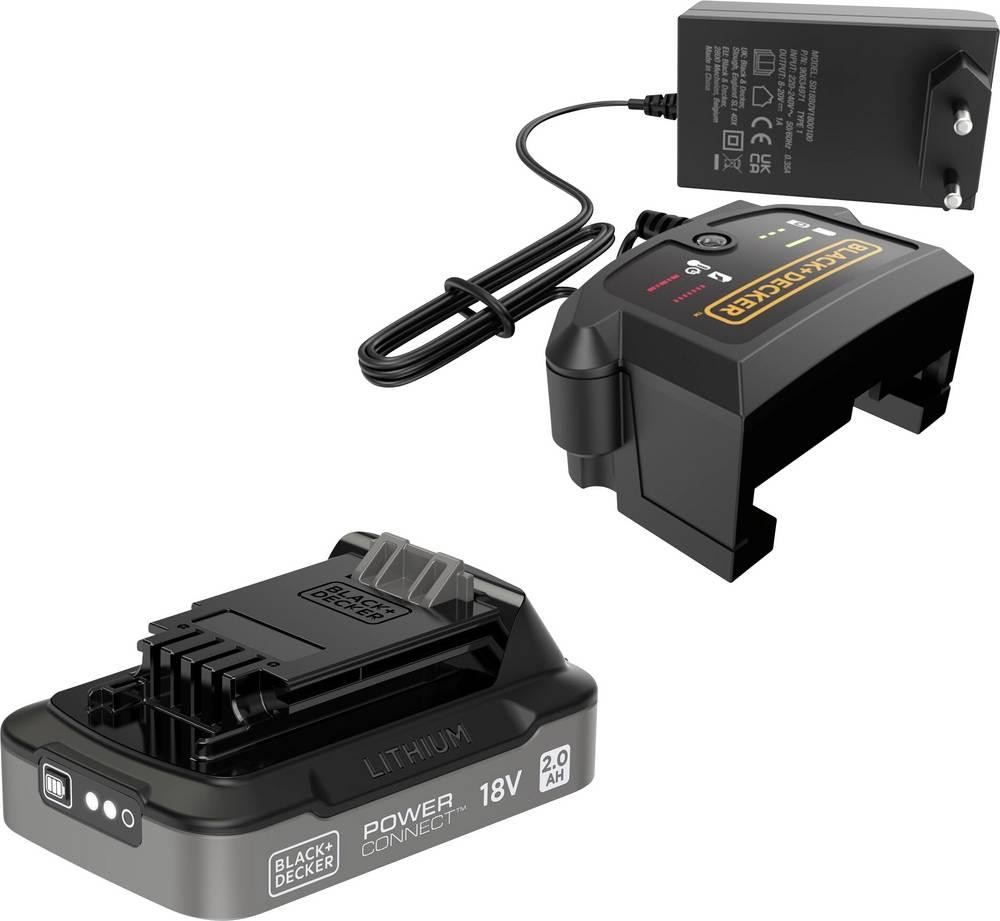 noir & Decker BDL2018S1B-QW Werkzeug-batterie rechargeable et
