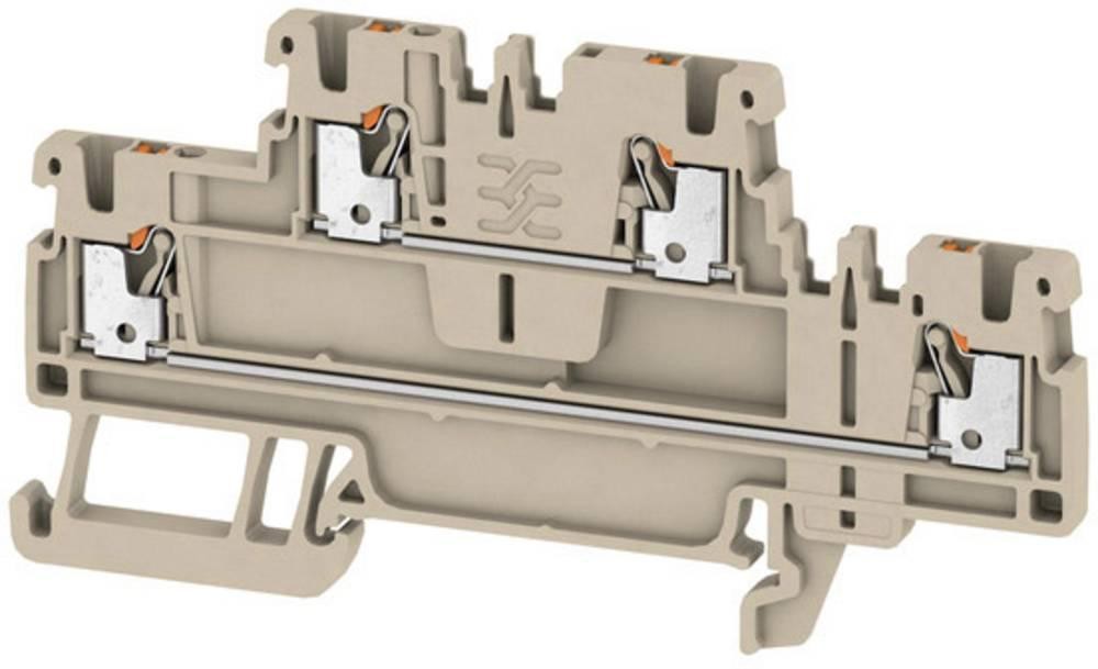 Weidmüller 2469370000 Doppelstock-Durchgangsklemme 3.50mm Zugfeder