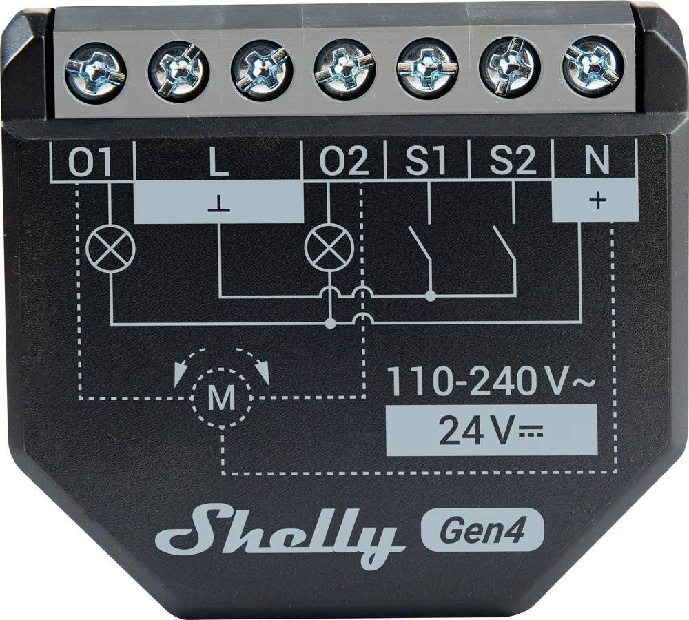 Shelly 2PM Gen4 Actionneur blind/shutter 2 canaux - Shelly 2PM Gen4,