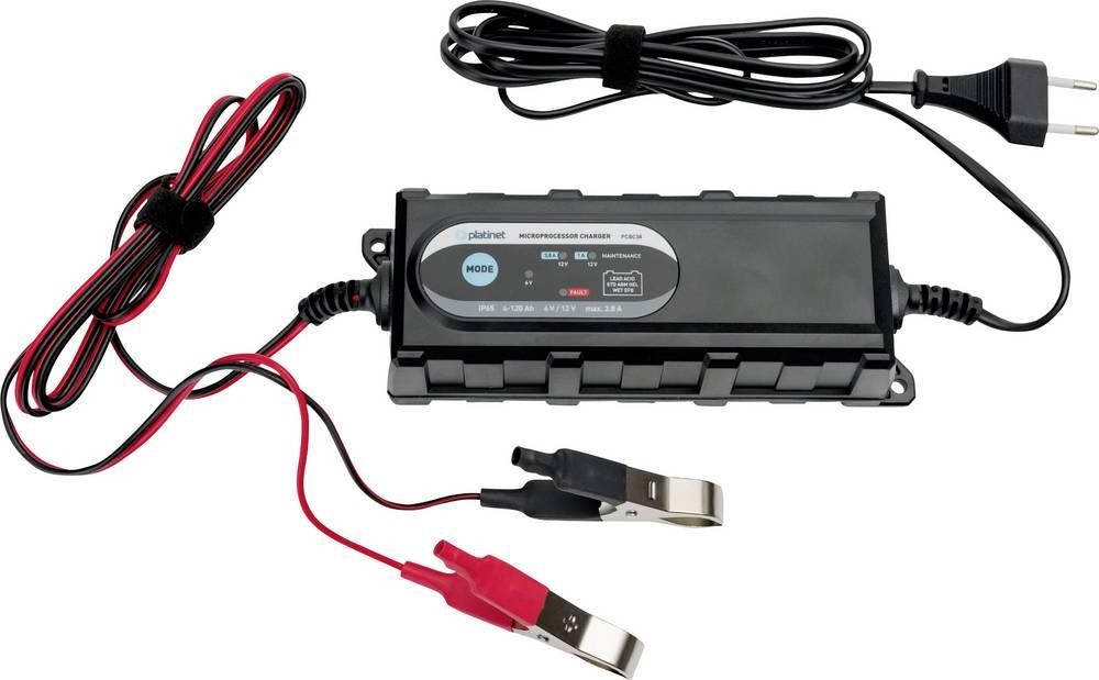 Platinet 13313 Chargeur voiture, Automatikladegerät 6 V, 12V 1 A, 3.