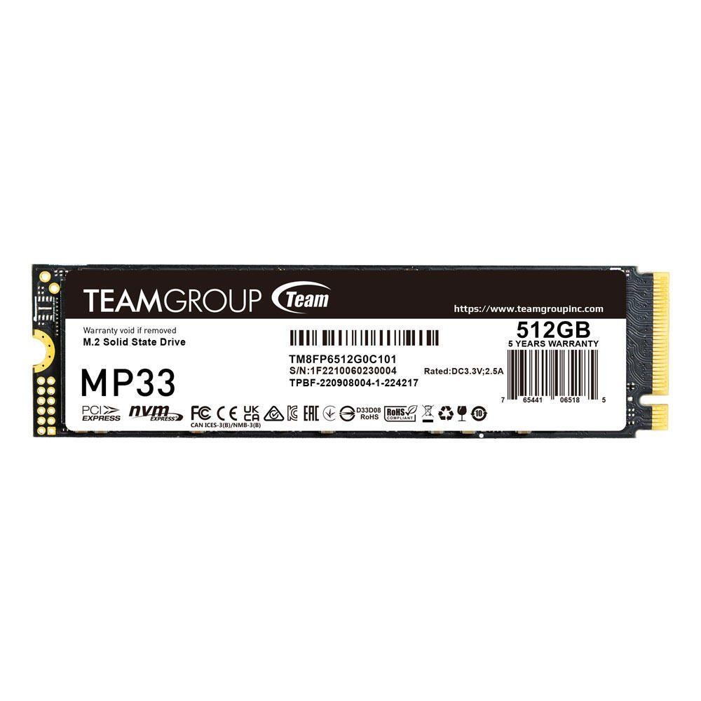 Team Group MP33 512 GB M.2 PCI Express 3.0 NVMe 3D NAND - Team Group