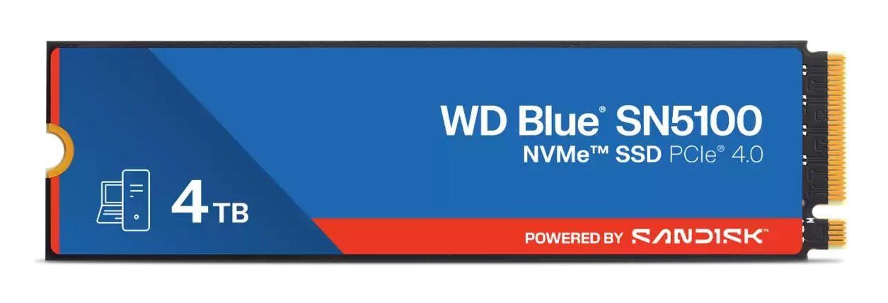 Western Digital 4TB WD Blue SN5100 NVMe SSD - Western Digital