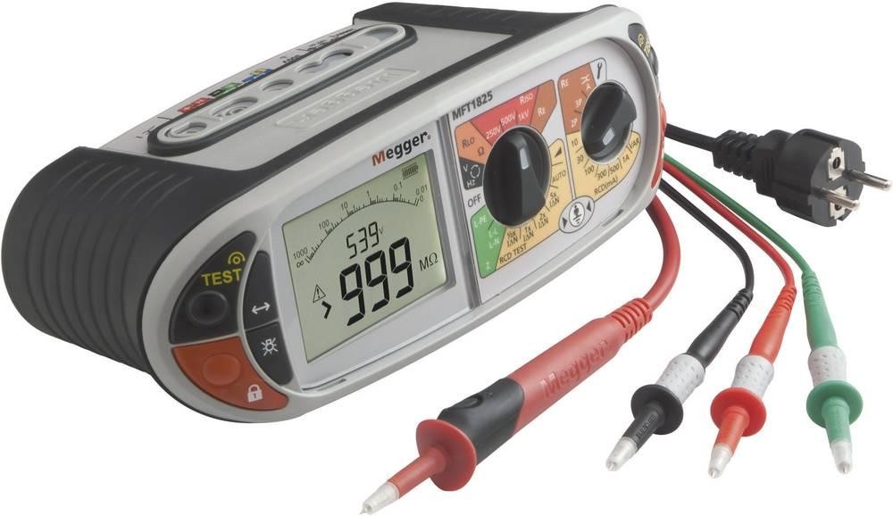 Megger MFT1825-SC-DE/NL/EN Installationstester VDE-Norm 0100, 0105