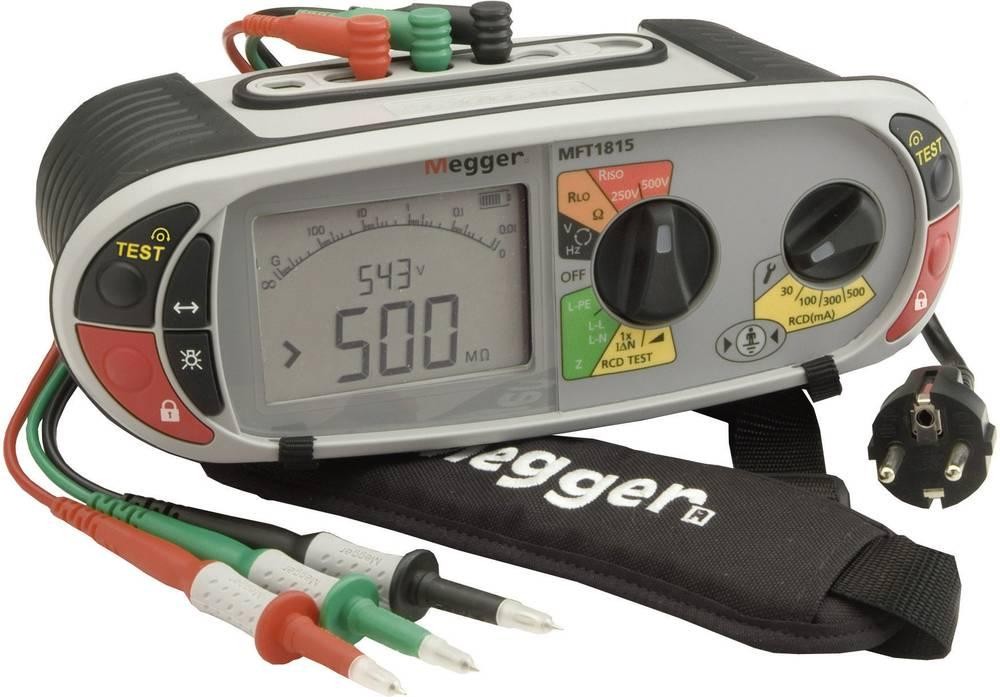 Megger MFT1815-SC-DE/NL/EN Installationstester VDE-Norm 0100, 0105