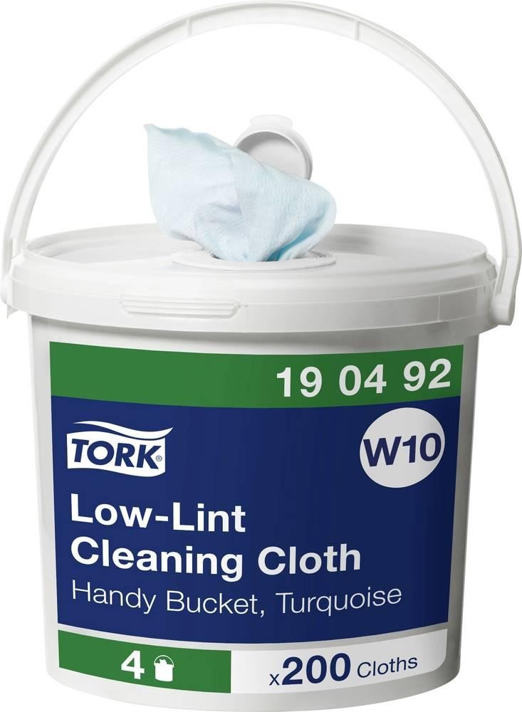 Tork 190492 Chiffon de nettoyage Papier Turquoise 4 pièce(s) - Tork